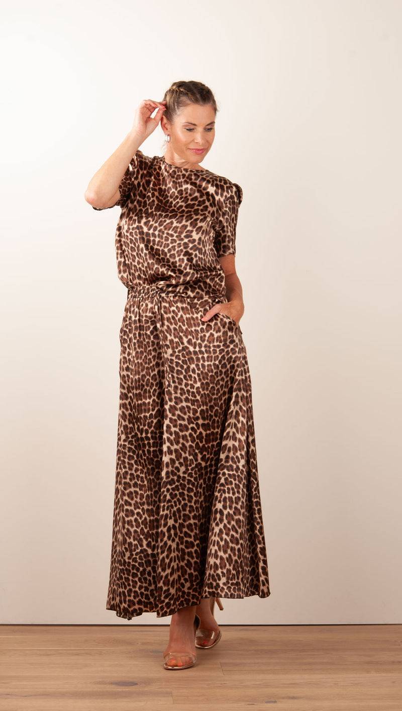 Shirt „Secret Leo“ Braun Outlet