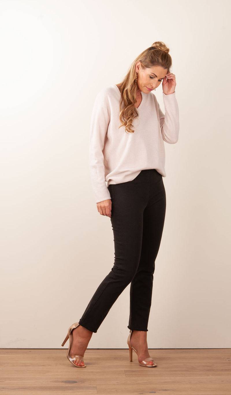 Seductive Jeans „Cindy“ Dunkelbraun Verkauf