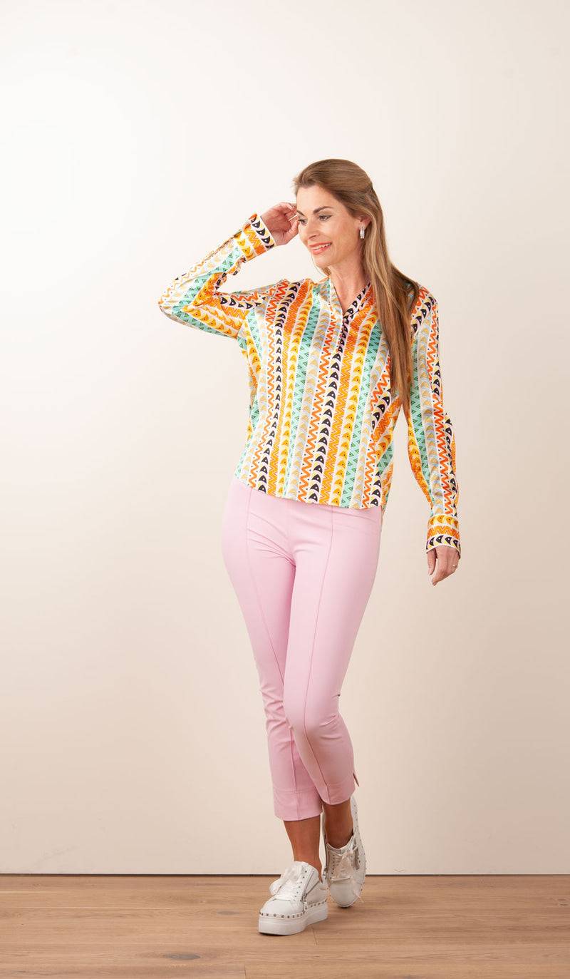 Herzensangelegenheit Seidenbluse Multicolor Flash Sale