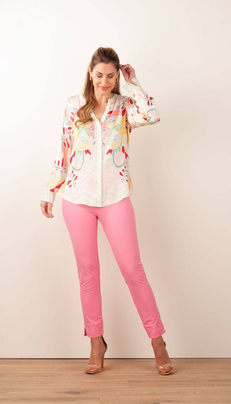 IVI Collection Bluse „Mer de Fleurs“ Multicolor Weihnachtsangebot