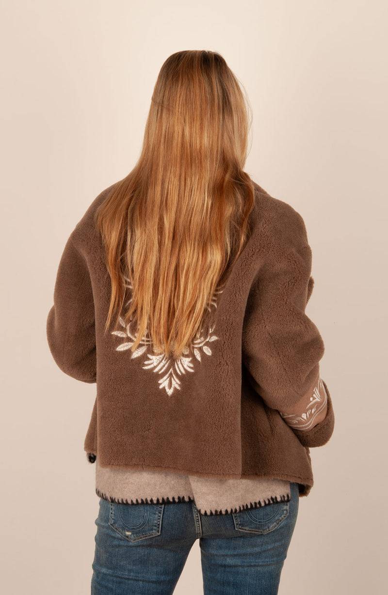 Glox Fake-Fur-Jacke Cookie Black Friday Preise