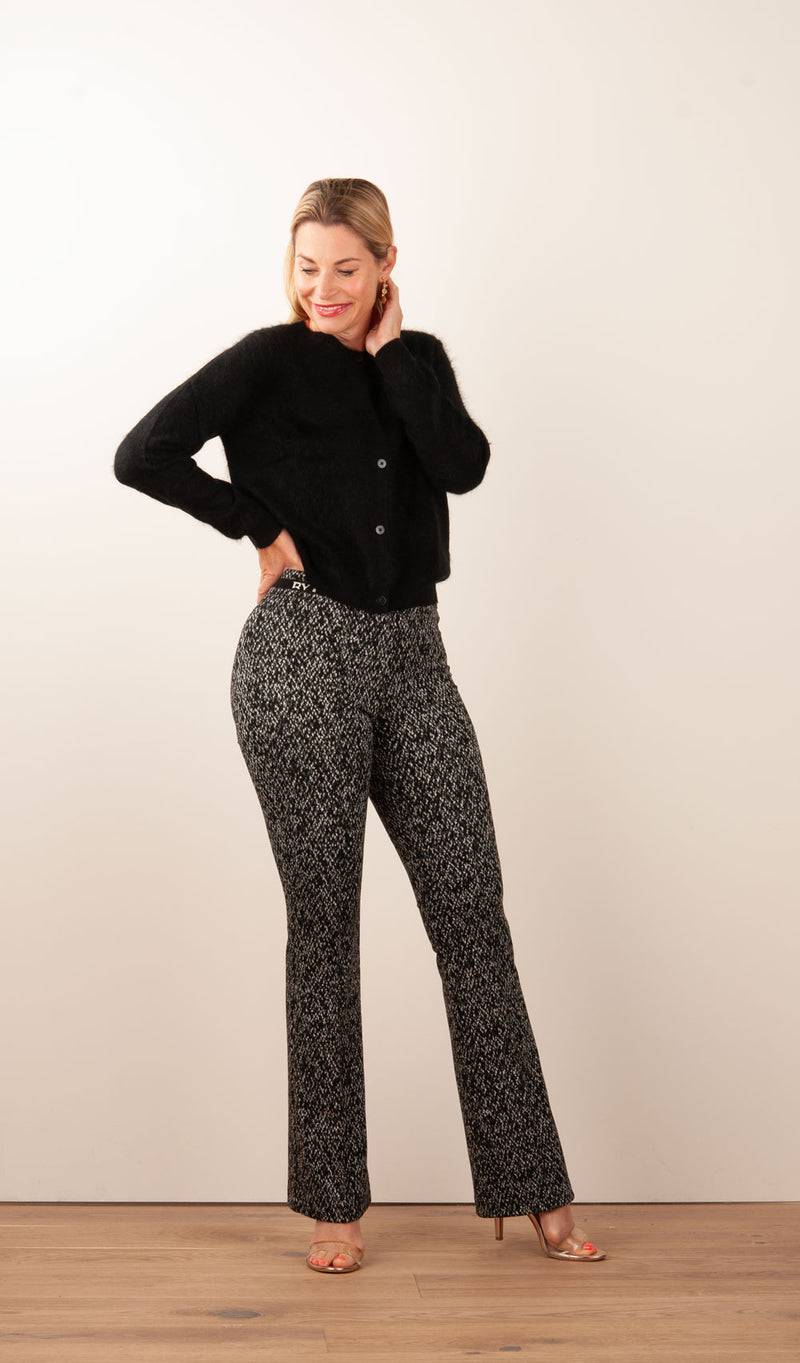 fleur Kaschmir Strickjacke Schwarz Outlet