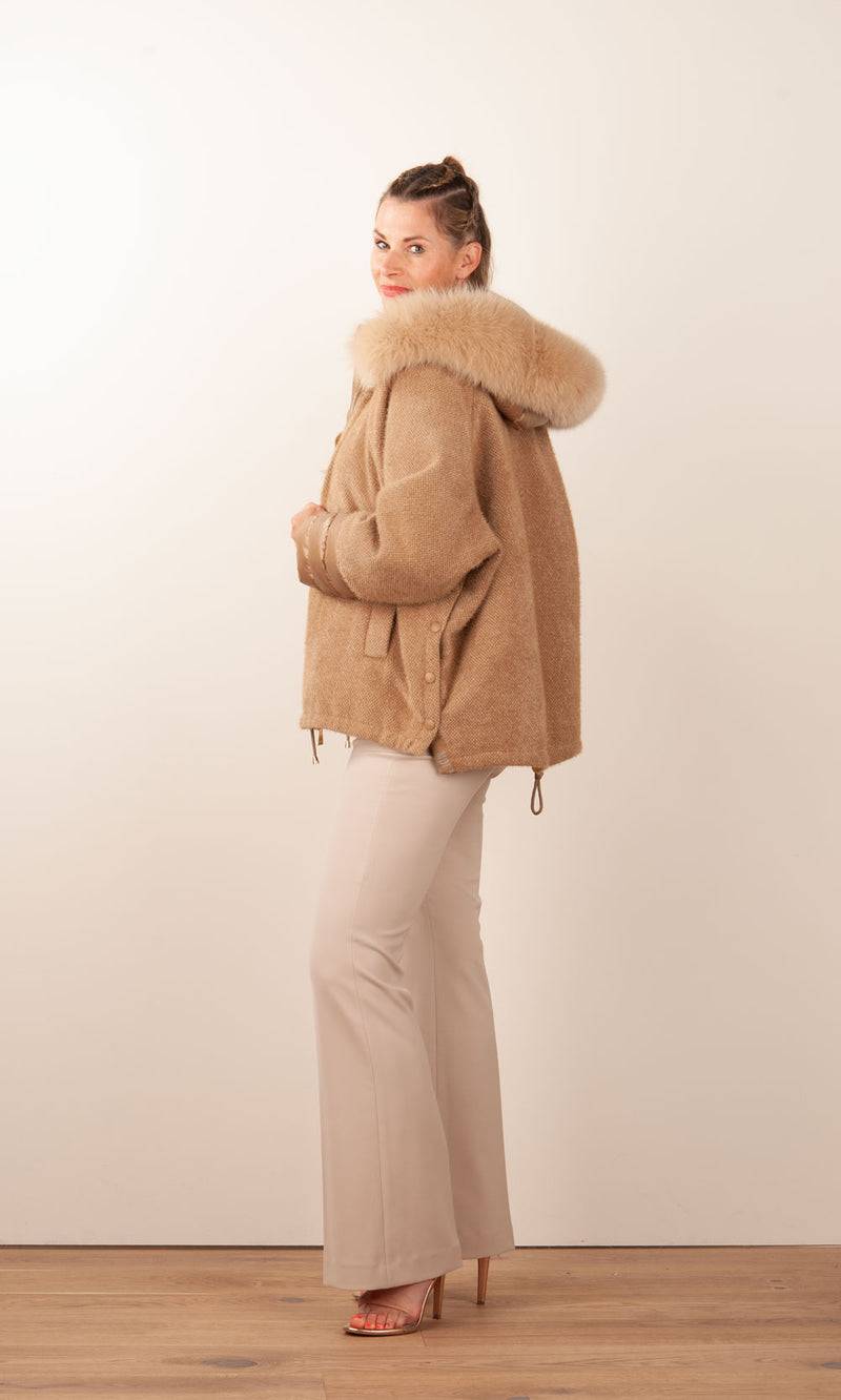 MDF Marco Del Forte Jacke Camel Günstiger Verkauf
