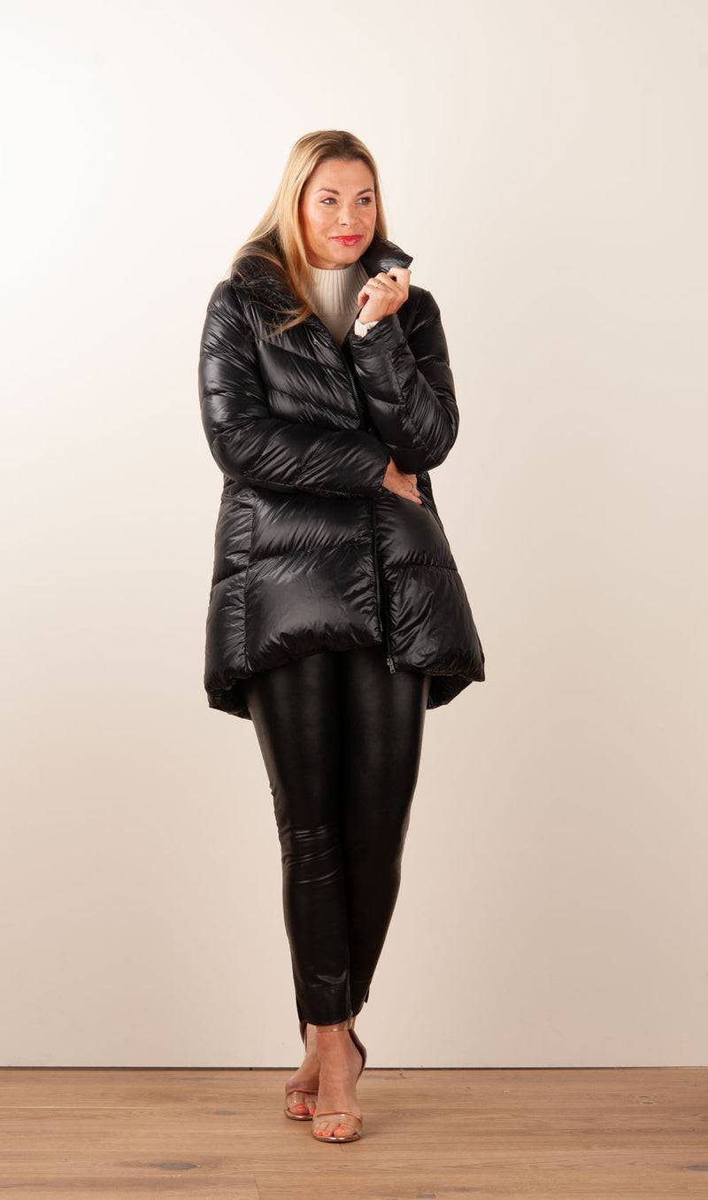 Herno Daunenmantel Schwarz Top Angebot