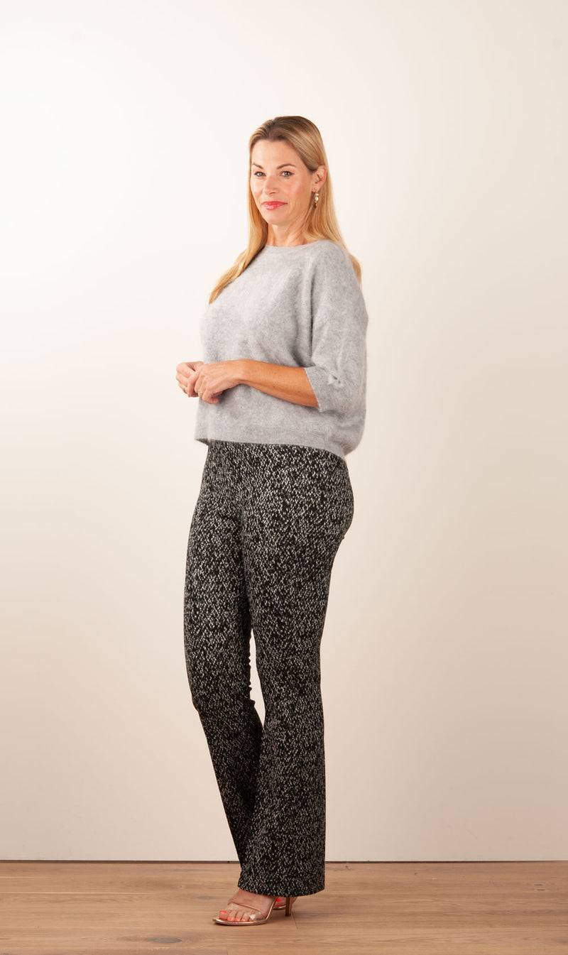 fleur Kaschmir Pullover Melange Grau Kostenlose Rückgabe