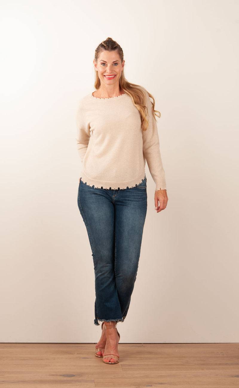 Kujten Kaschmir Pullover Beige Bis zu 55% Rabatt