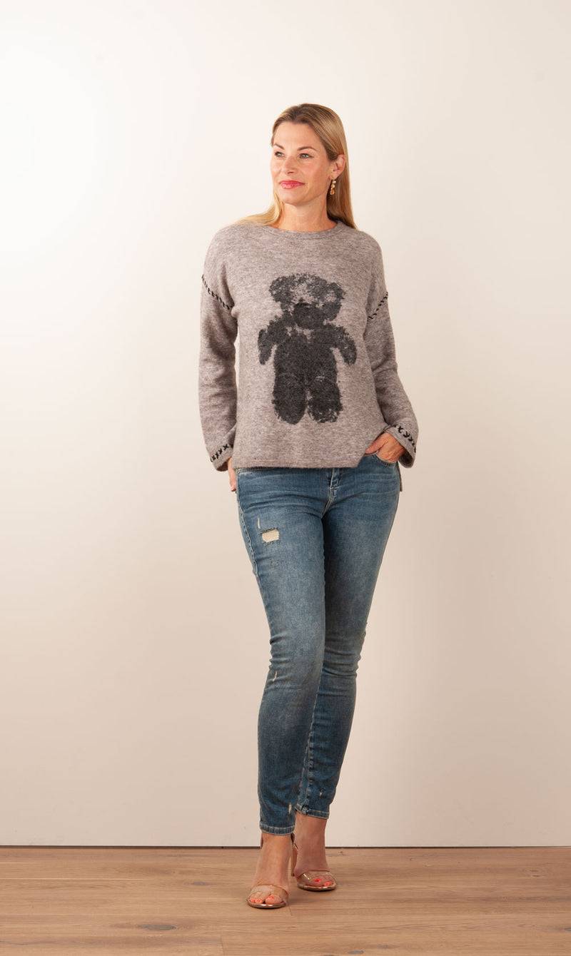 Grace Pullover „Teddy“ Taupe Online
