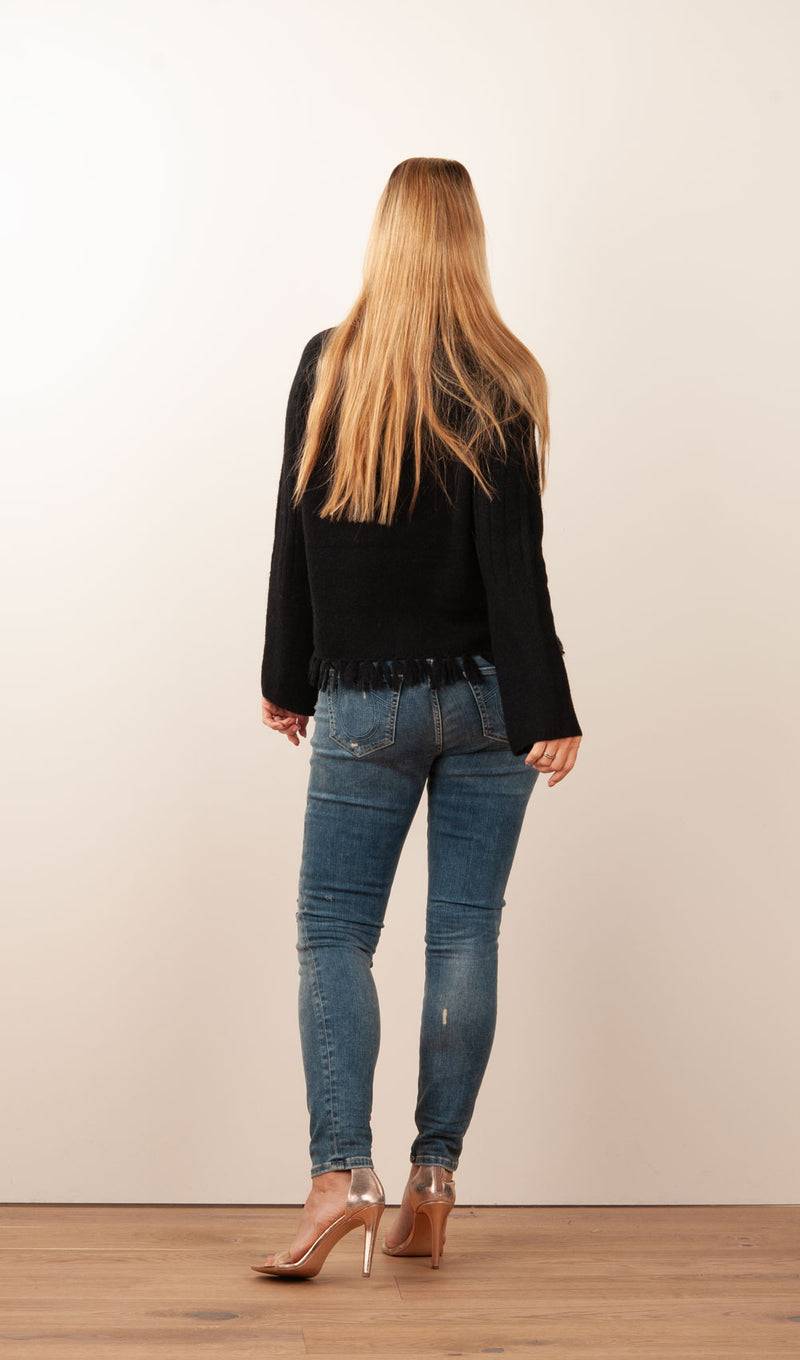 Grace Pullover Schwarz | Weiß | Grau Outlet