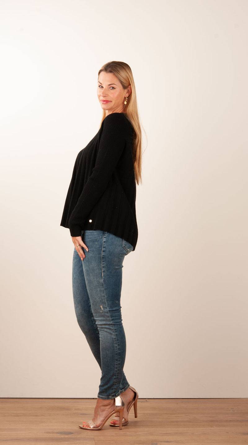 Grace Pullover Schwarz Auslauf