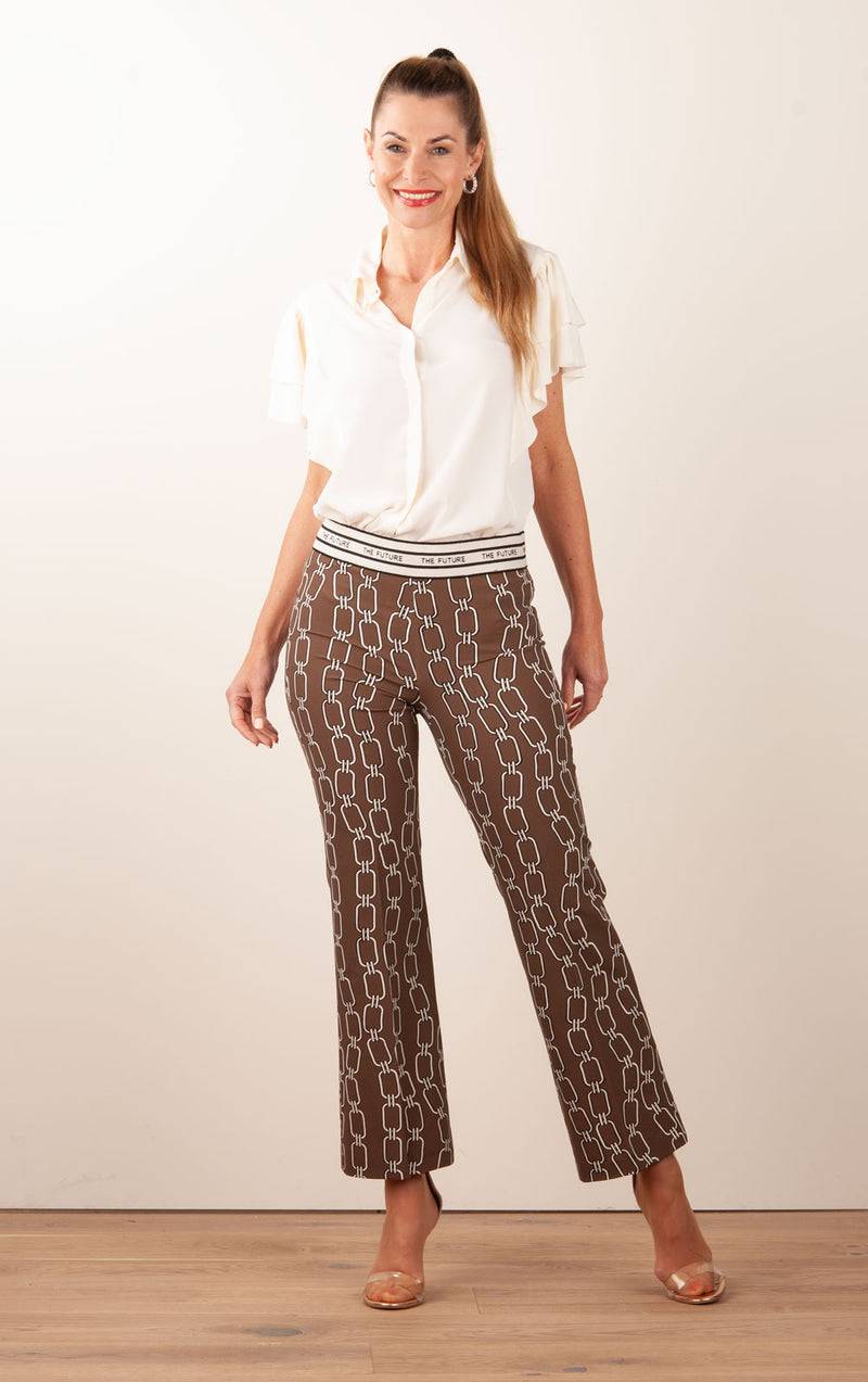 Cambio Hose „Faith“ Braun | Multicolor im Angebot