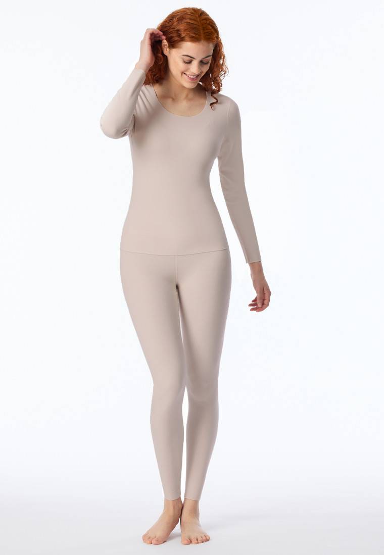 Schiesser Shirt wärmend sand - Invisible Soft Warming Heißer Verkauf