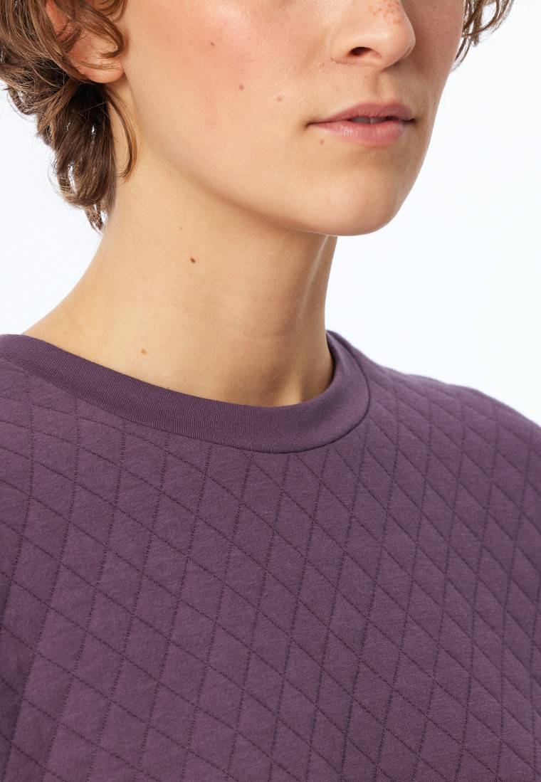 Schiesser Sweatshirt Jersey-Quiltstoff und Sweatware malve - Mix+Relax Tägliche Deals