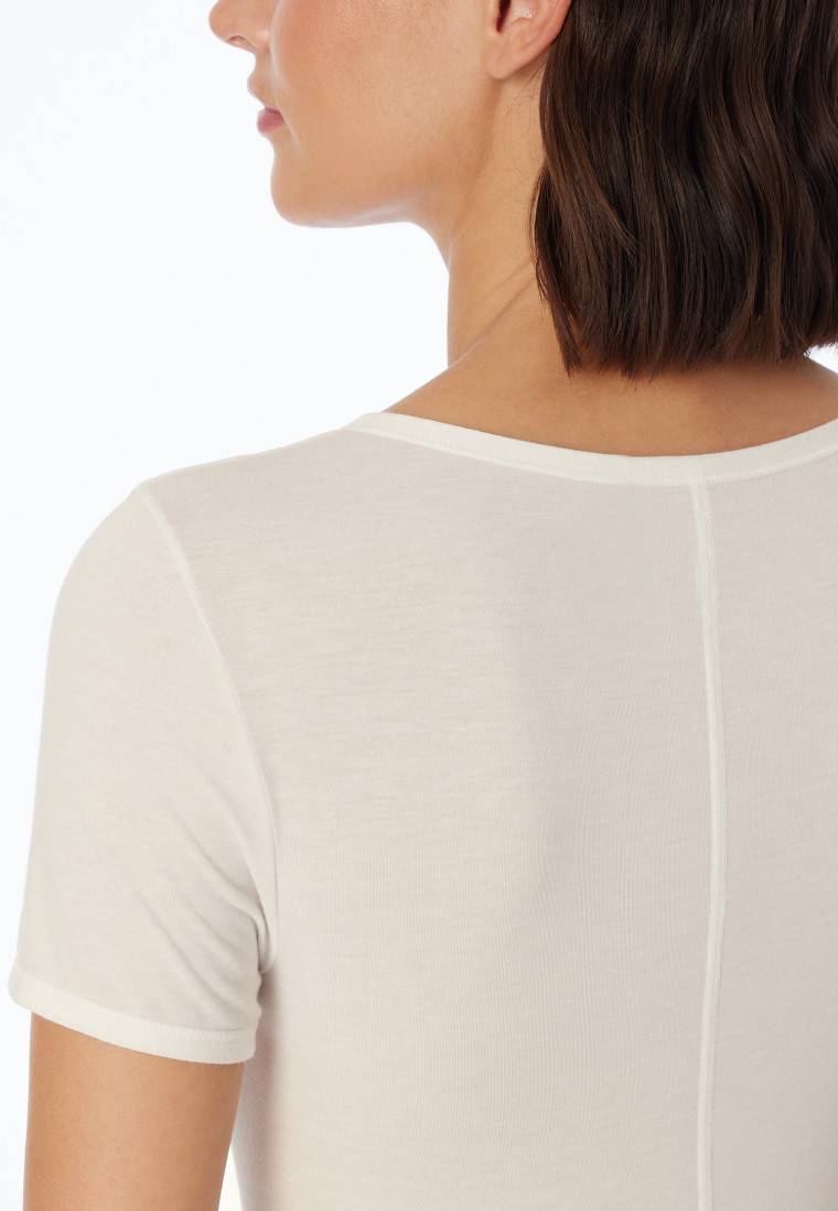 Schiesser Shirt kurzarm naturweiß - Personal Fit Kostenlose Rückgabe