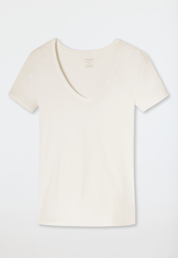 Schiesser Shirt kurzarm Feinripp sekt - Naturschönheit Letzte 3 Tage