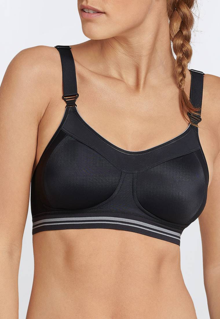 Schiesser Sport-BH Aktiv High Impact schwarz - SCHIESSER Sport Nur für heute