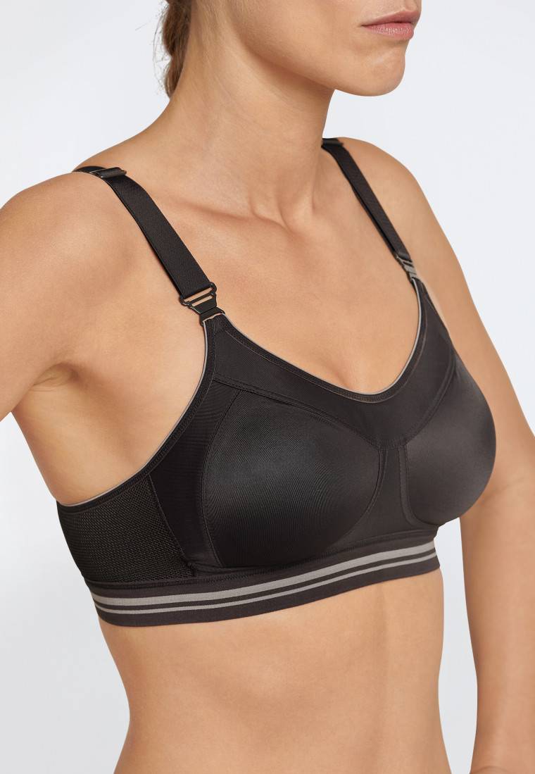 Schiesser Sport-BH Aktiv High Impact schwarz - SCHIESSER Sport Nur für heute