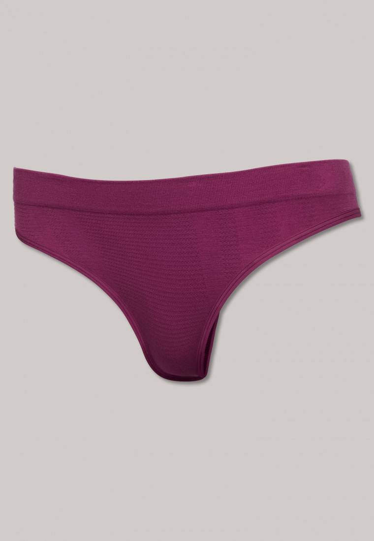Schiesser Thong seamless Bambus beere - Active Mesh Bamboo Bis zu 55% Rabatt