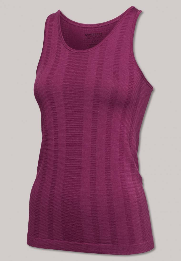 Schiesser Top seamless Bambus beere - Active Mesh Bamboo Discount Store für neue Produkte
