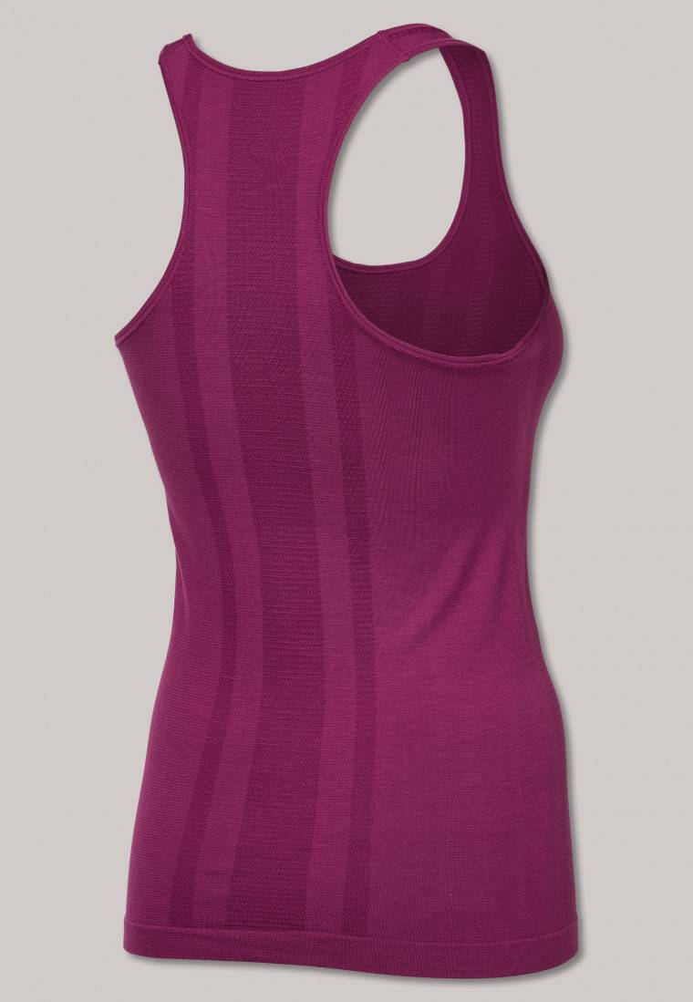 Schiesser Top seamless Bambus beere - Active Mesh Bamboo Discount Store für neue Produkte