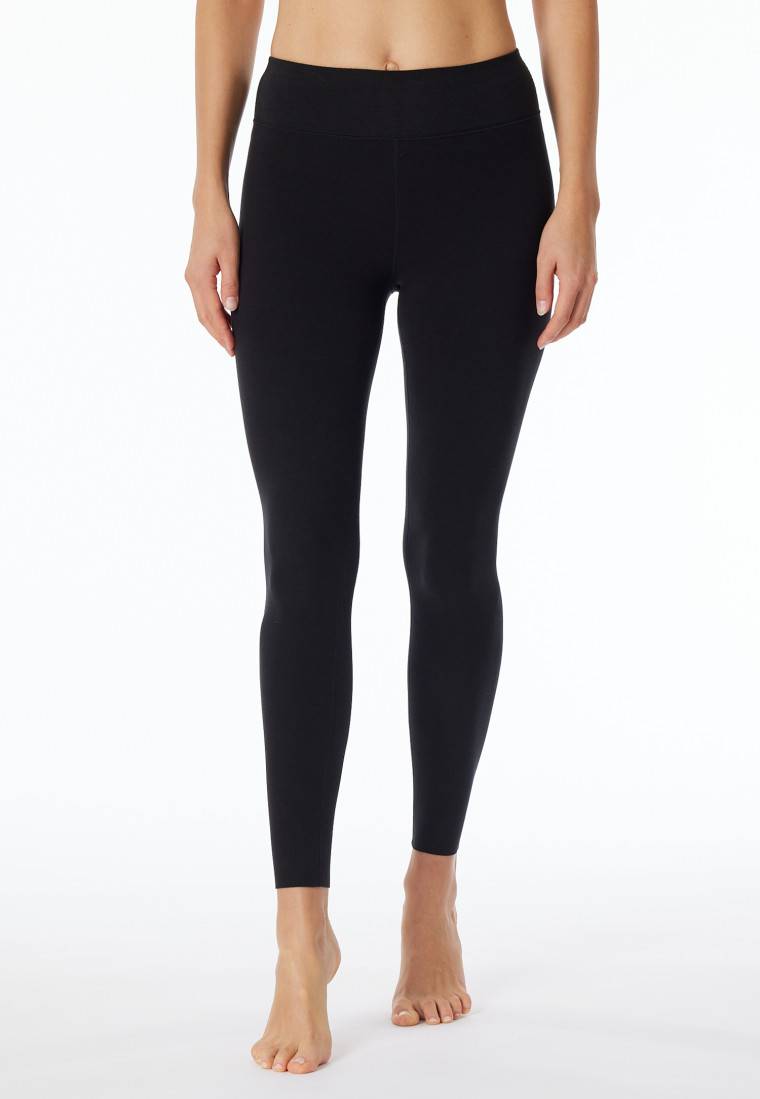 Schiesser Leggings wärmend schwarz - Invisible Soft Warming Super Rabatt