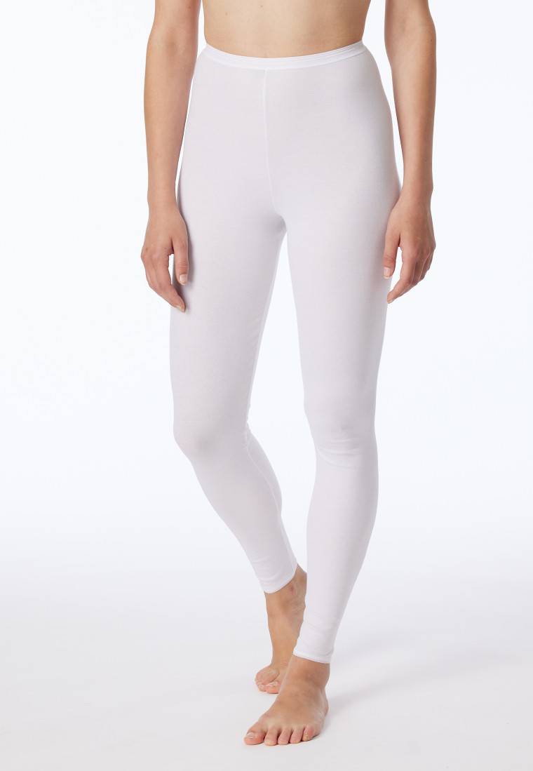 Schiesser Leggings weiß - Luxury Speichern exportieren