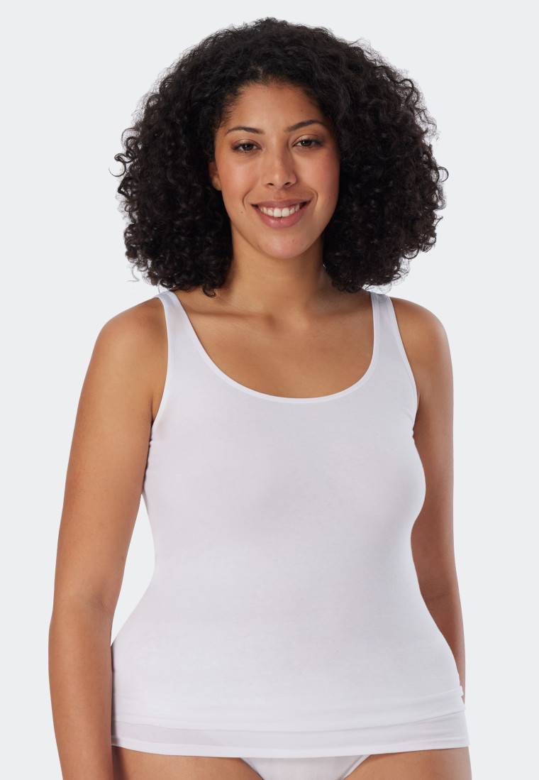 Schiesser Top 2er-Pack Organic Cotton weiß - 95/5 Im Verkauf