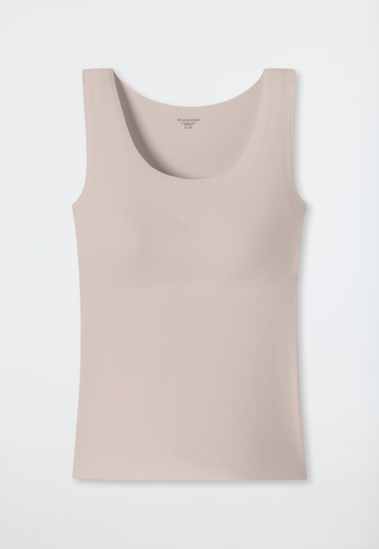 Schiesser Top wärmend herausnehmbare Pads sand - Invisible Soft Warming Online