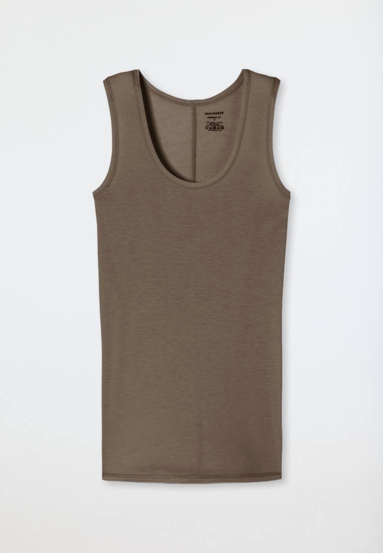 Schiesser Tank Top taupe - Personal Fit Auslauf