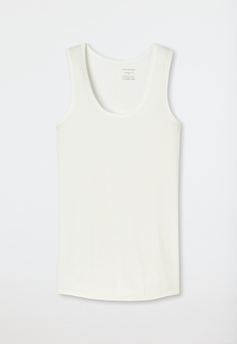 Schiesser Tank Top naturweiß - Personal Fit Fabrikpreis