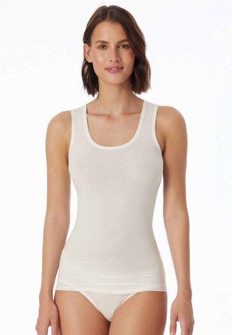 Schiesser Tank Top naturweiß - Personal Fit Fabrikpreis
