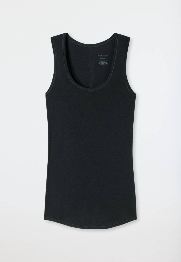 Schiesser Tank Top schwarz - Personal Fit Versandkostenfrei
