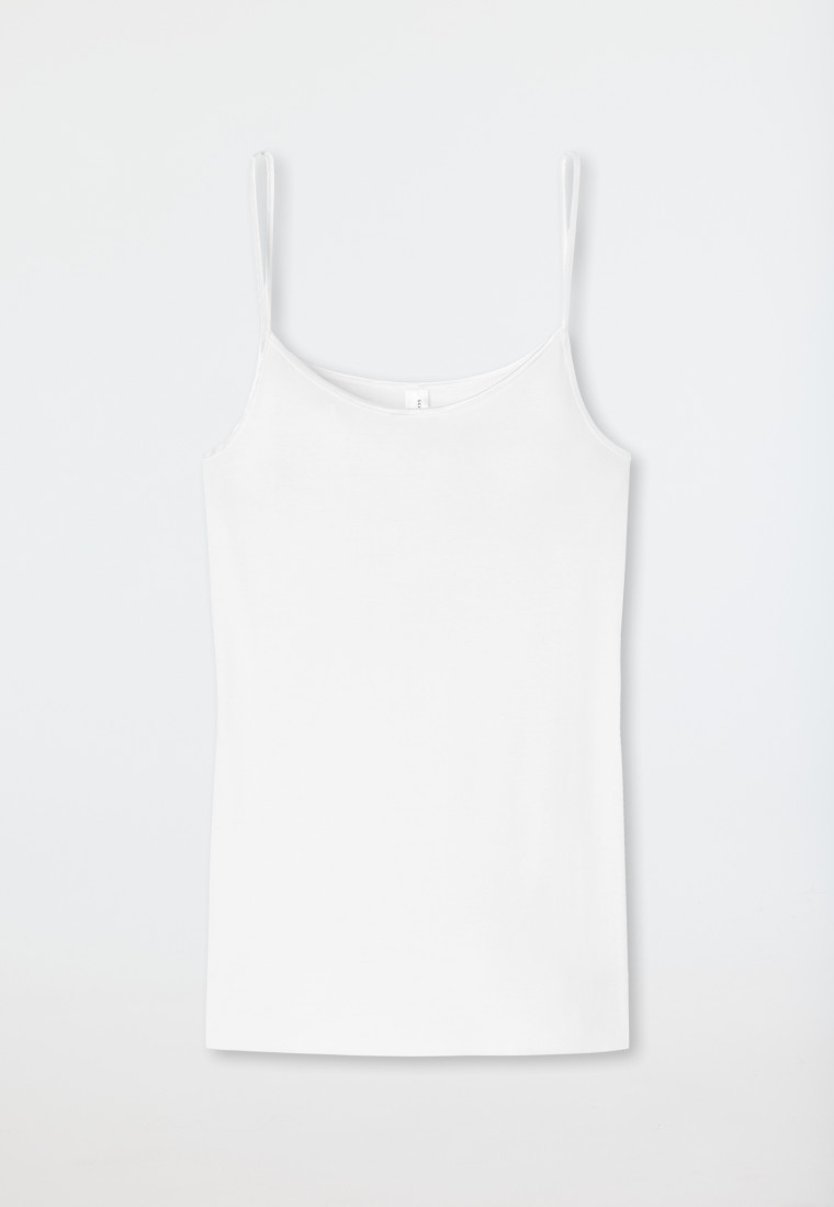 Schiesser Spaghetti-Top weiß - Luxury Cyber Monday