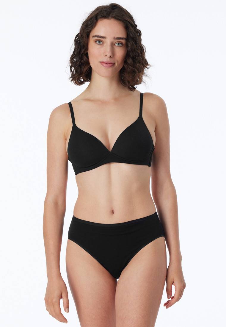 Schiesser Slips 3er-Pack schwarz - Essentials Online Outlet