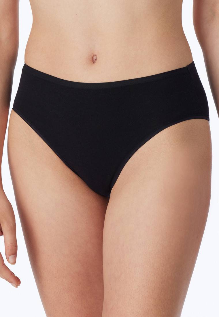 Schiesser Slips 3er-Pack schwarz - Essentials Online Outlet