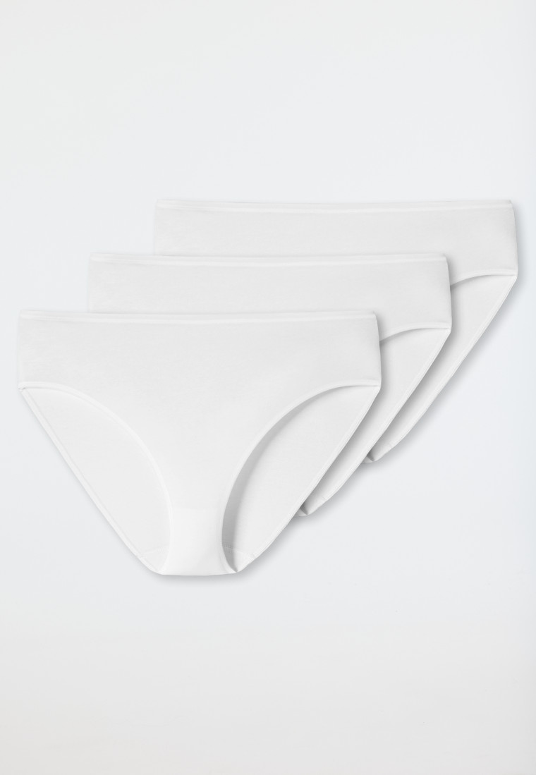 Schiesser Slips 3er-Pack weiß - Essentials Zeitlich begrenztes Angebot