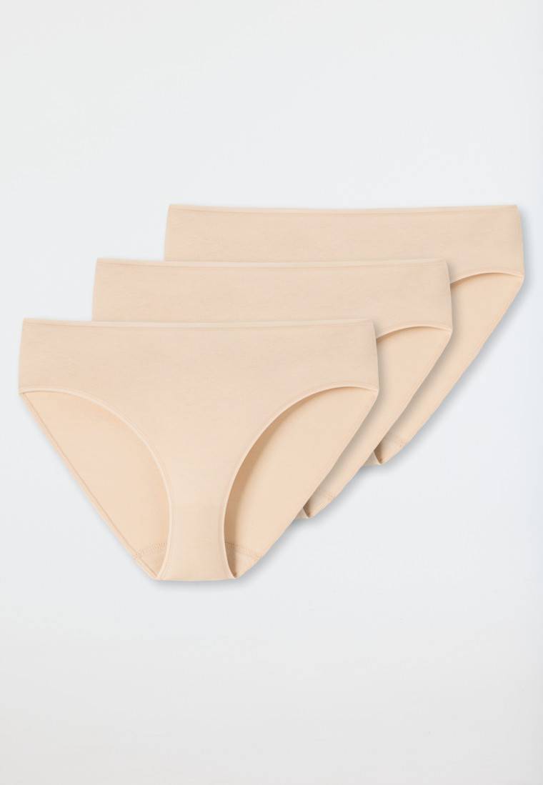Schiesser Slips 3er-Pack sand - Essentials Blitzangebot