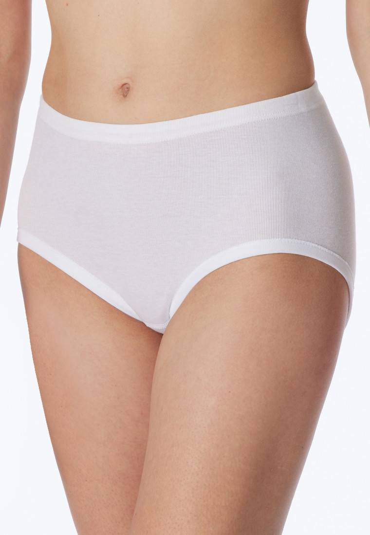 Schiesser Taillenslips 2er- Pack Feinripp weiß - Original Feinripp Große Rabatte