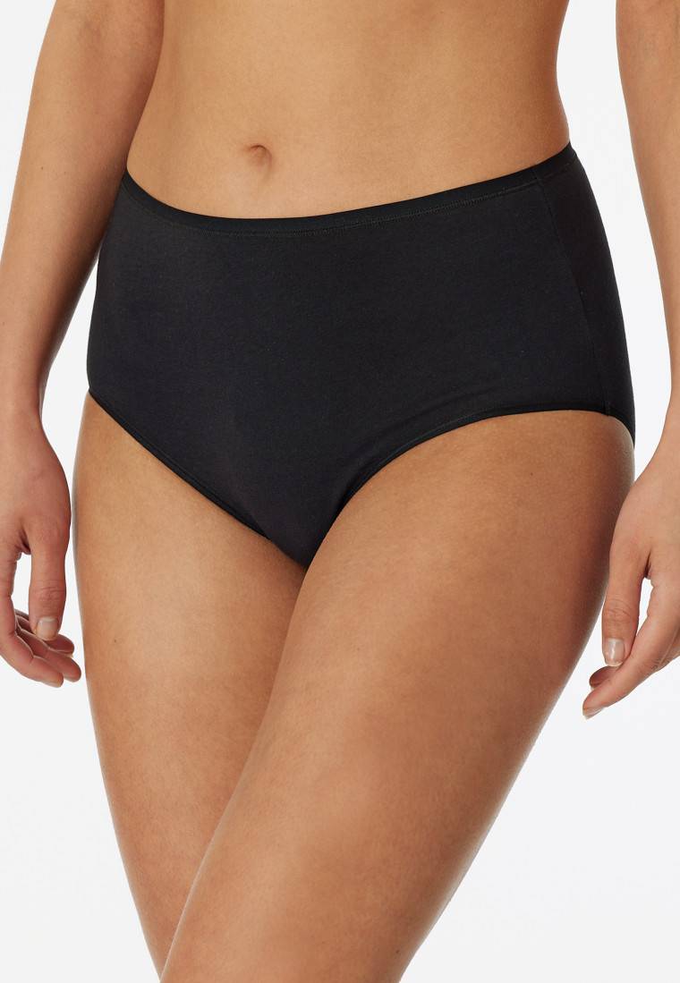 Schiesser Midi 2er-Pack Organic Cotton schwarz - 95/5 Bestseller