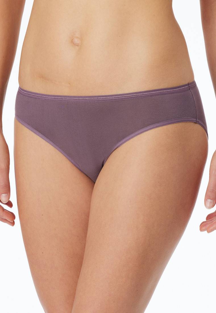 Schiesser Tai-Slips 2er-Pack dunkelblau/malve - Modal Essentials Letzte 3 Tage