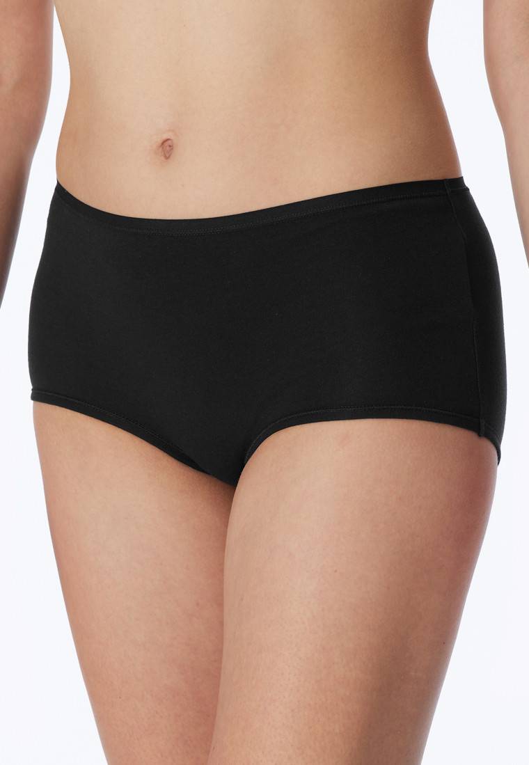 Schiesser Shorts 2er-Pack Organic Cotton schwarz - 95/5 Letzte 2 Tage