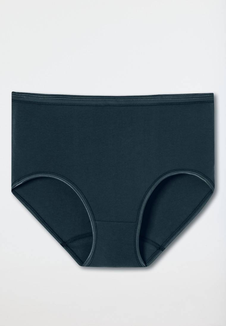 Schiesser Midi-Slip Feinripp dunkelblau - Luxury Nur für heute