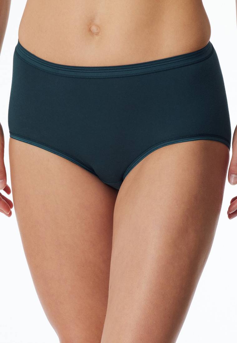Schiesser Midi-Slip Feinripp dunkelblau - Luxury Nur für heute