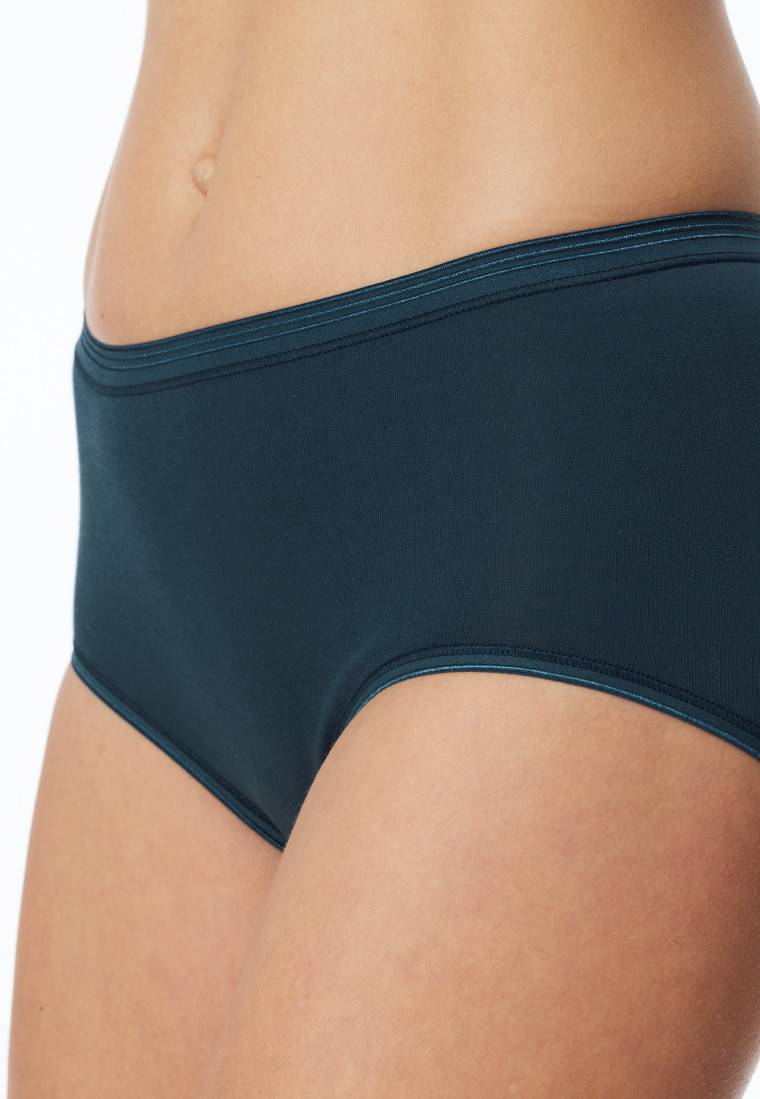 Schiesser Midi-Slip Feinripp dunkelblau - Luxury Nur für heute