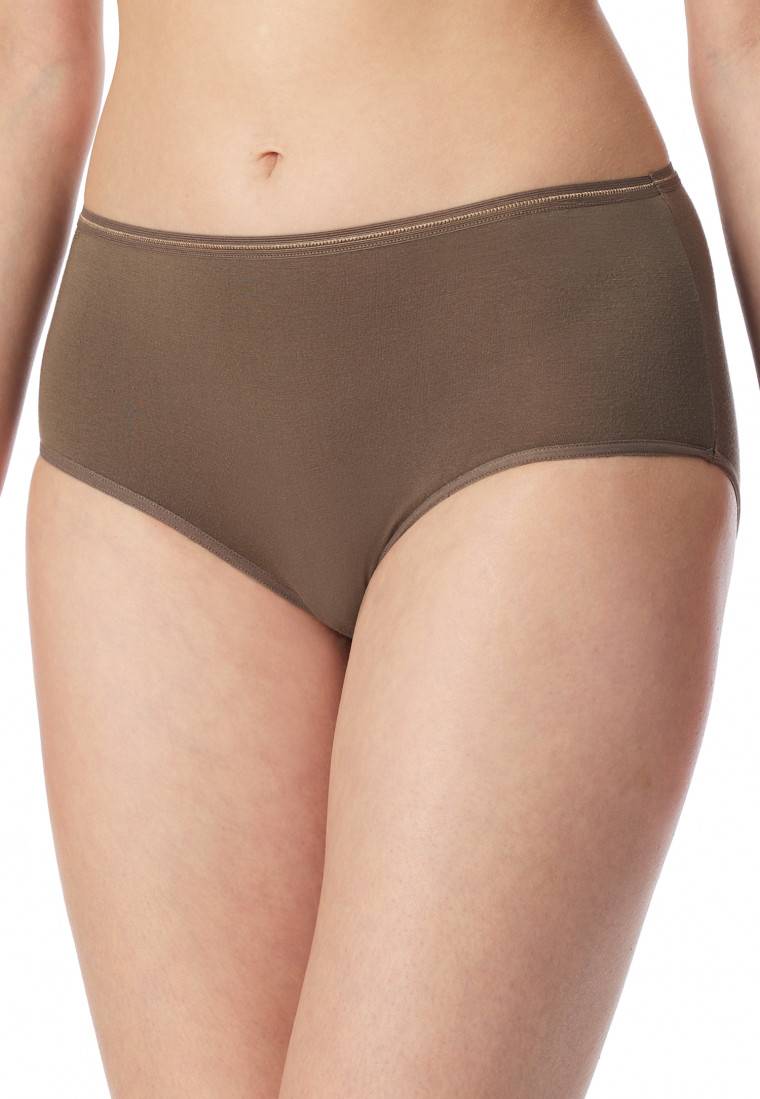 Schiesser Midi-Slips 2er-Pack beige/ taupe - Modal Essentials Sonderangebot der Fabrik