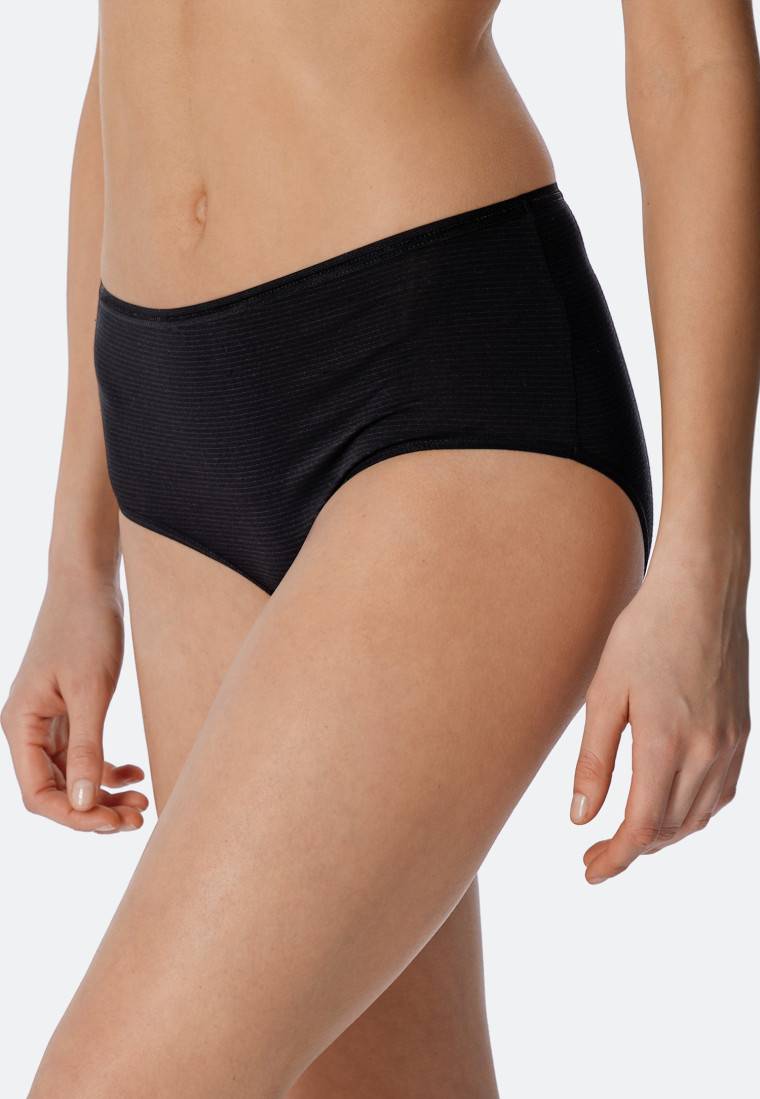 Schiesser Midi-Slips 2er-Pack schwarz - Modal Essentials Begrenzt auf 3 Tage