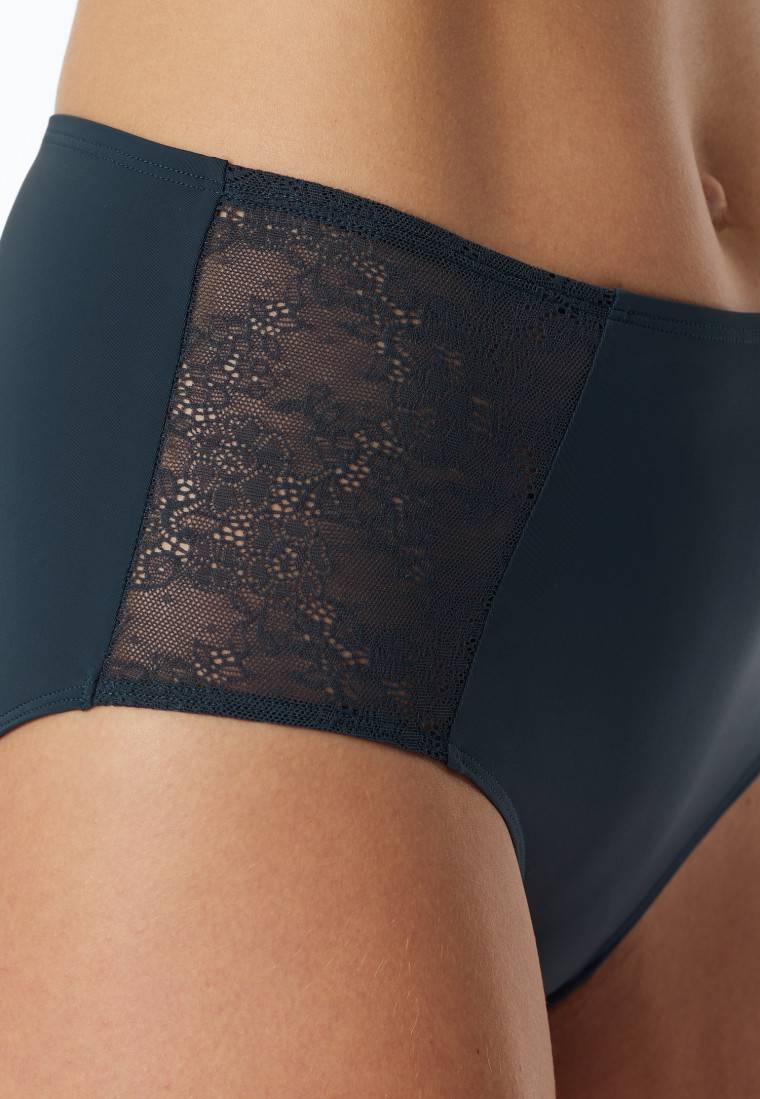 Schiesser Midi-Slip Spitze dunkelblau - Air zollfrei