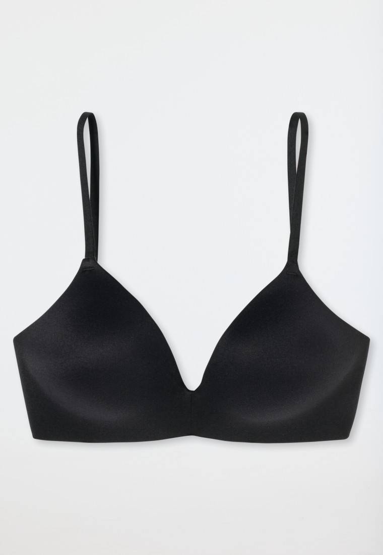 Schiesser BH ohne Bügel gepadded schwarz - Invisible Soft Verkauf