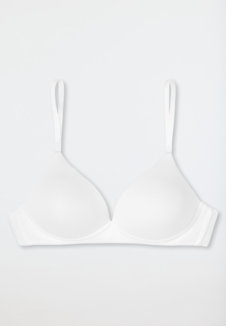 Schiesser Soft BH Organic Cotton mit Schale weiß - 95/5 Günstiger Verkauf