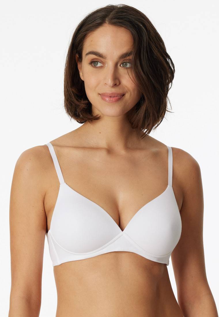 Schiesser Soft BH Organic Cotton mit Schale weiß - 95/5 Günstiger Verkauf