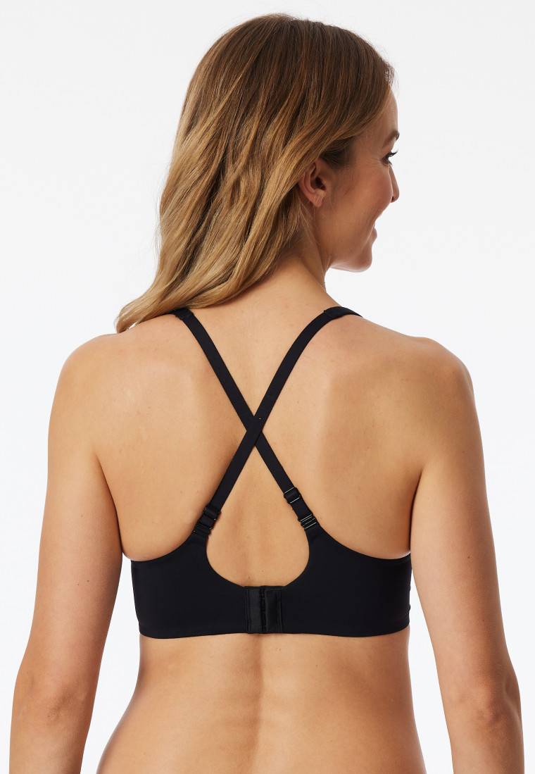 Schiesser Soft-BH mit Schale und gleitenden Cups schwarz - Unique Micro Meist gekauft